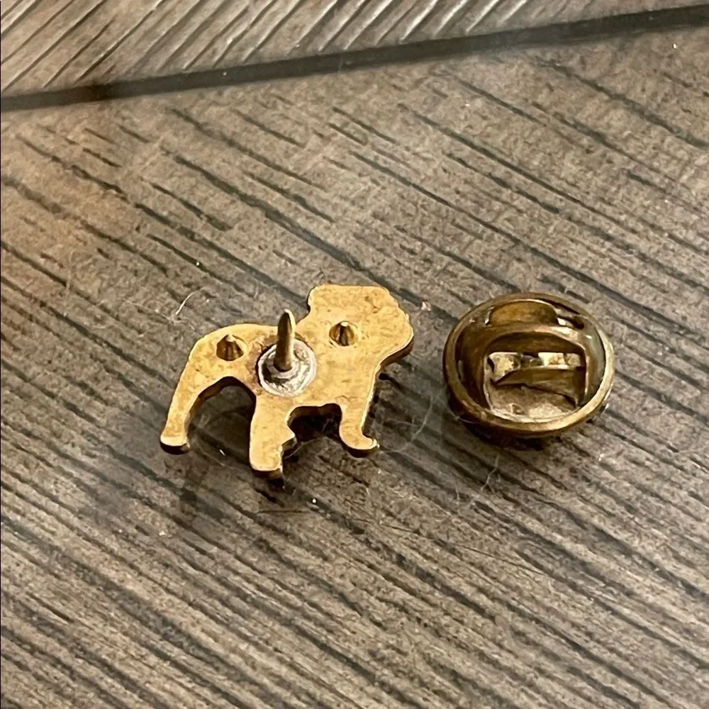 Vintage Bulldog Lapel Pin MACK TRUCK Dog Collectible Brooch Tie Tack